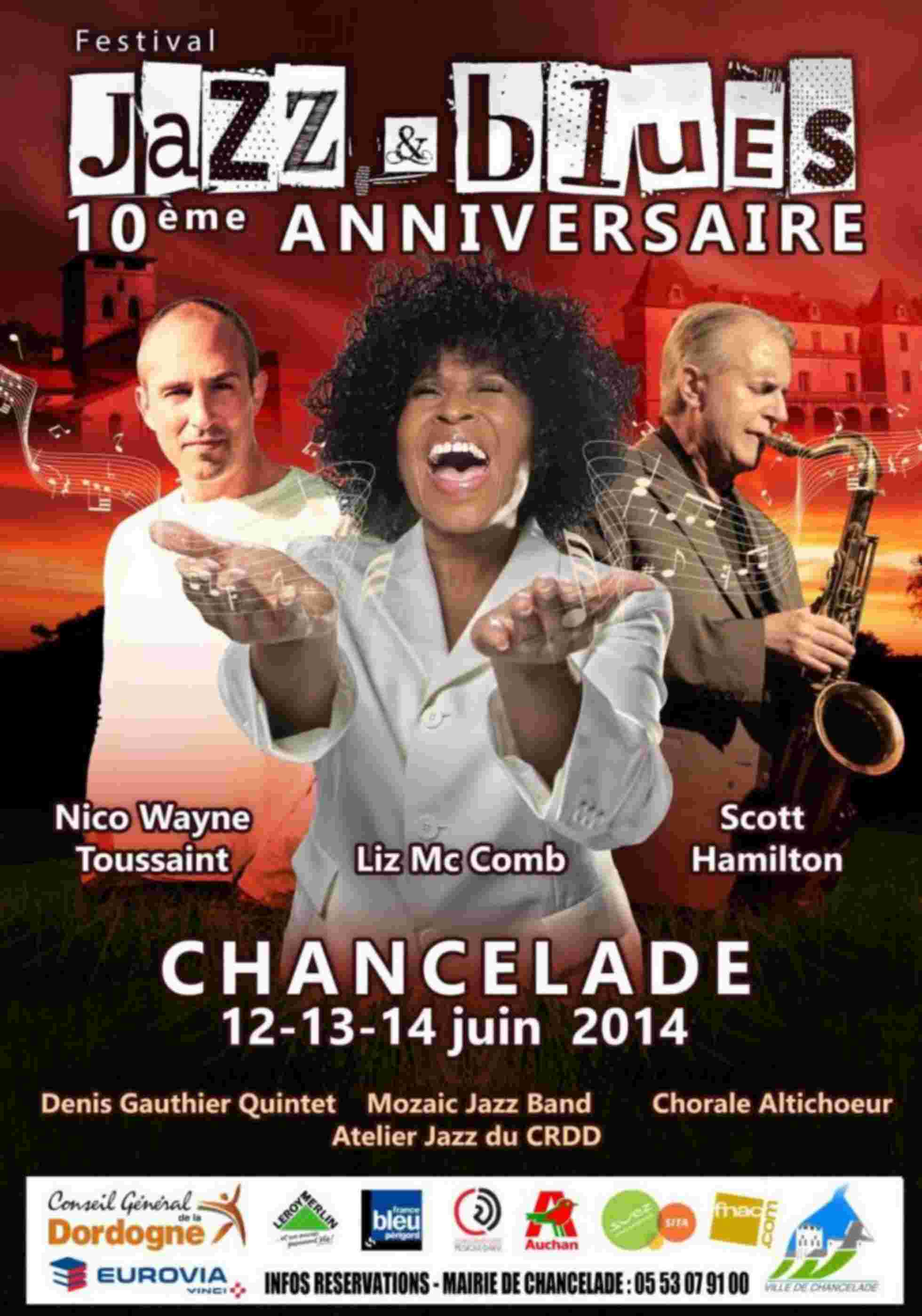 Lire la suite à propos de l’article Festival Jazz et Blues de Chancelade du 12 au 14 Juin 2014